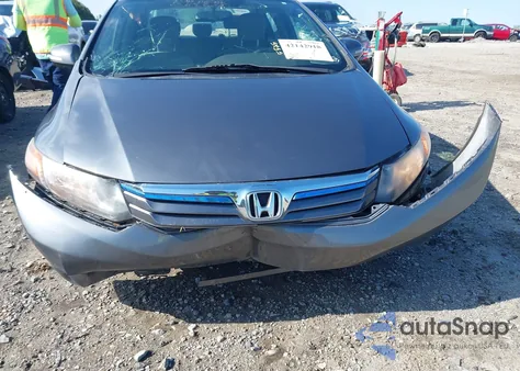 2012 Honda Civic Hybrid from USA, damaged, VIN JHMFB4F21CS002447